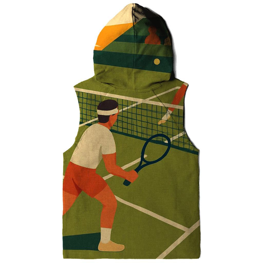 Sunburst Tennis Match hoodie trends