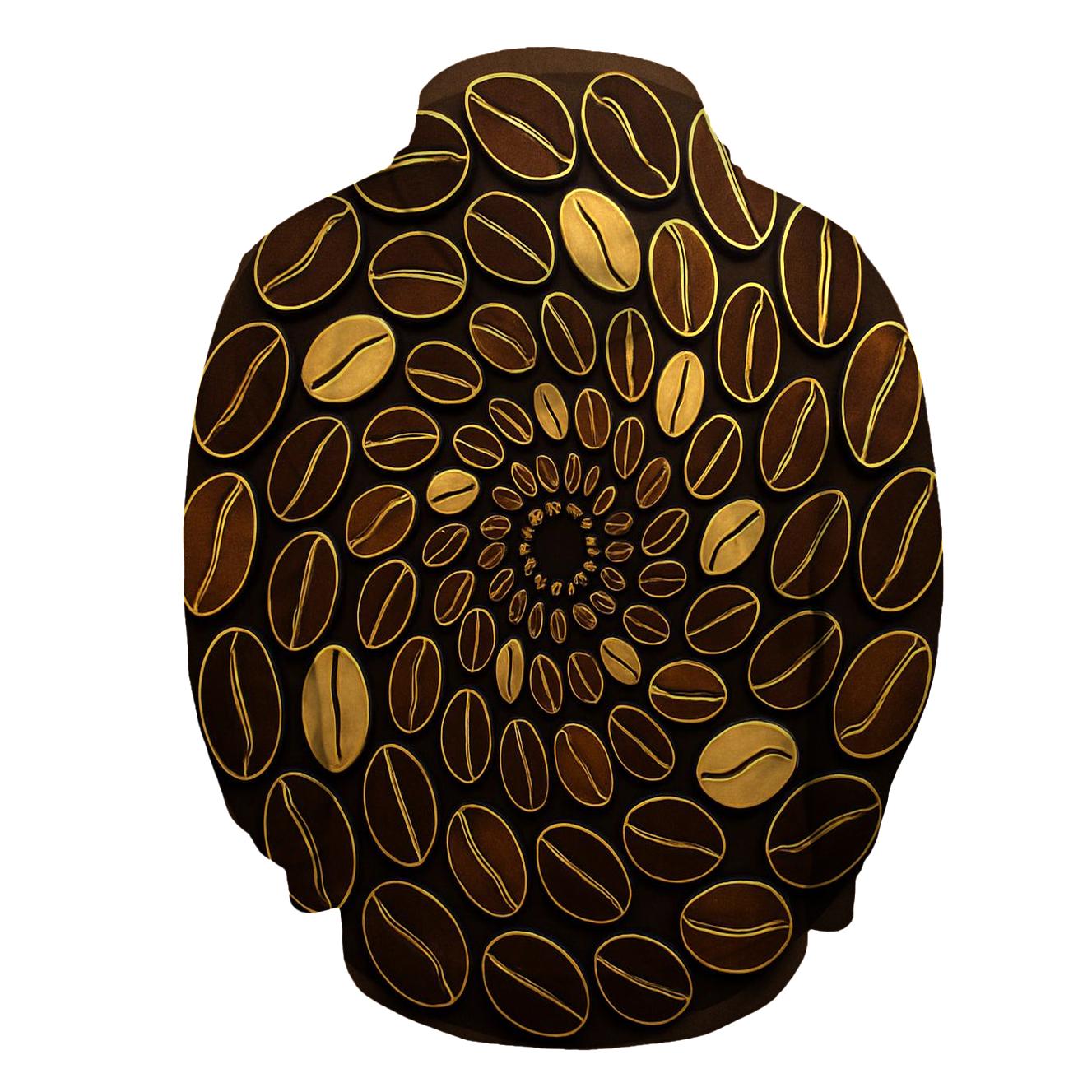 Golden Roast Spiral custom hoodies