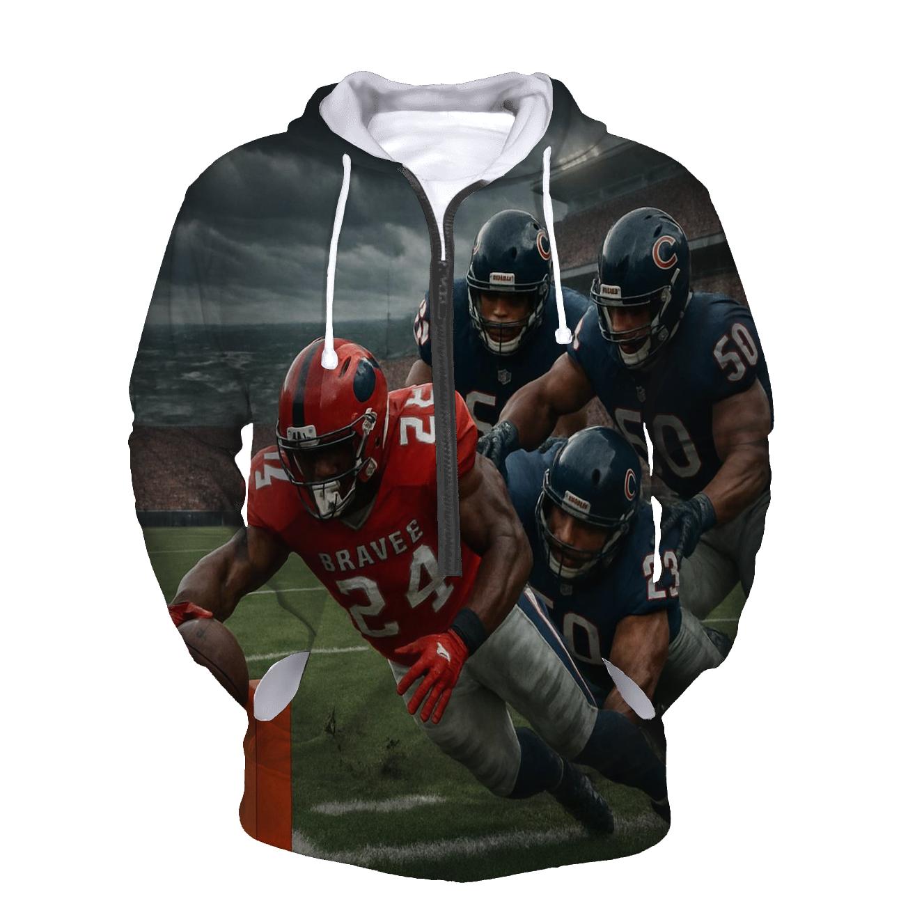 Braves Storm Against Lakefront Line pullover hoodies