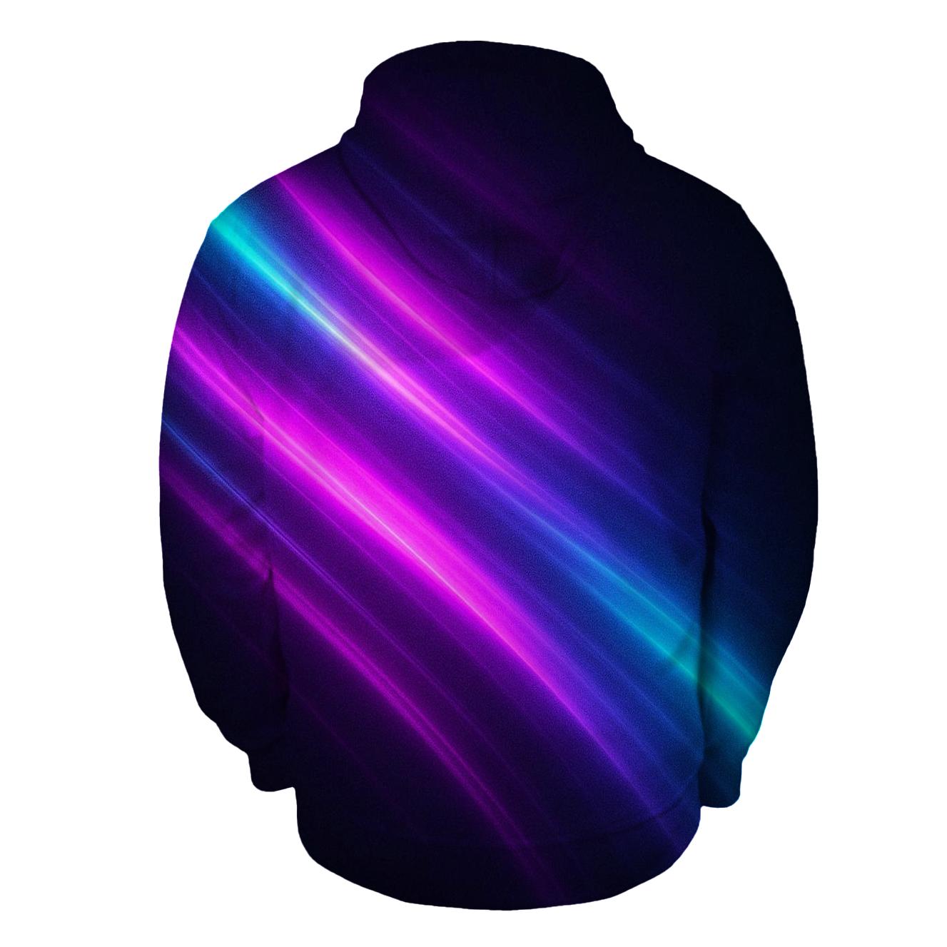 Neon Vapor Stream embroidered hoodies