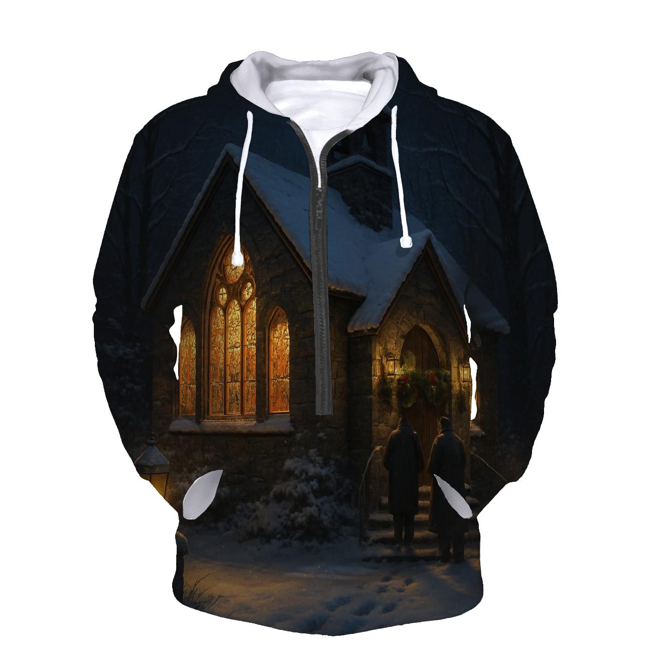 Midnight Mass Snowy Chapel Arrival custom hoodies
