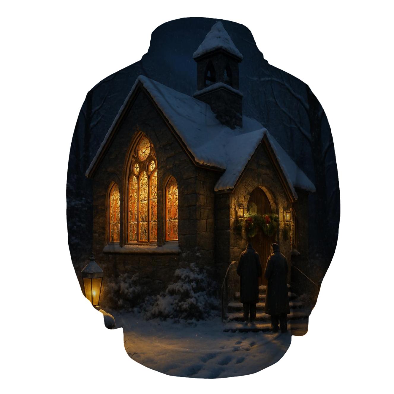 Midnight Mass Snowy Chapel Arrival custom hoodies