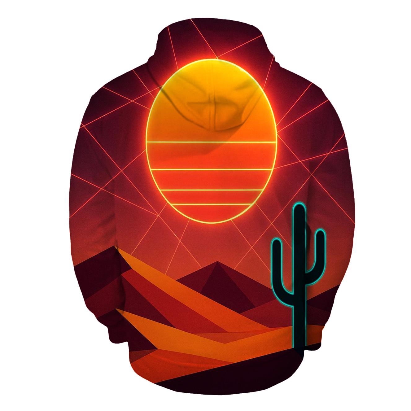 Laser Desert Horizon premium hoodies