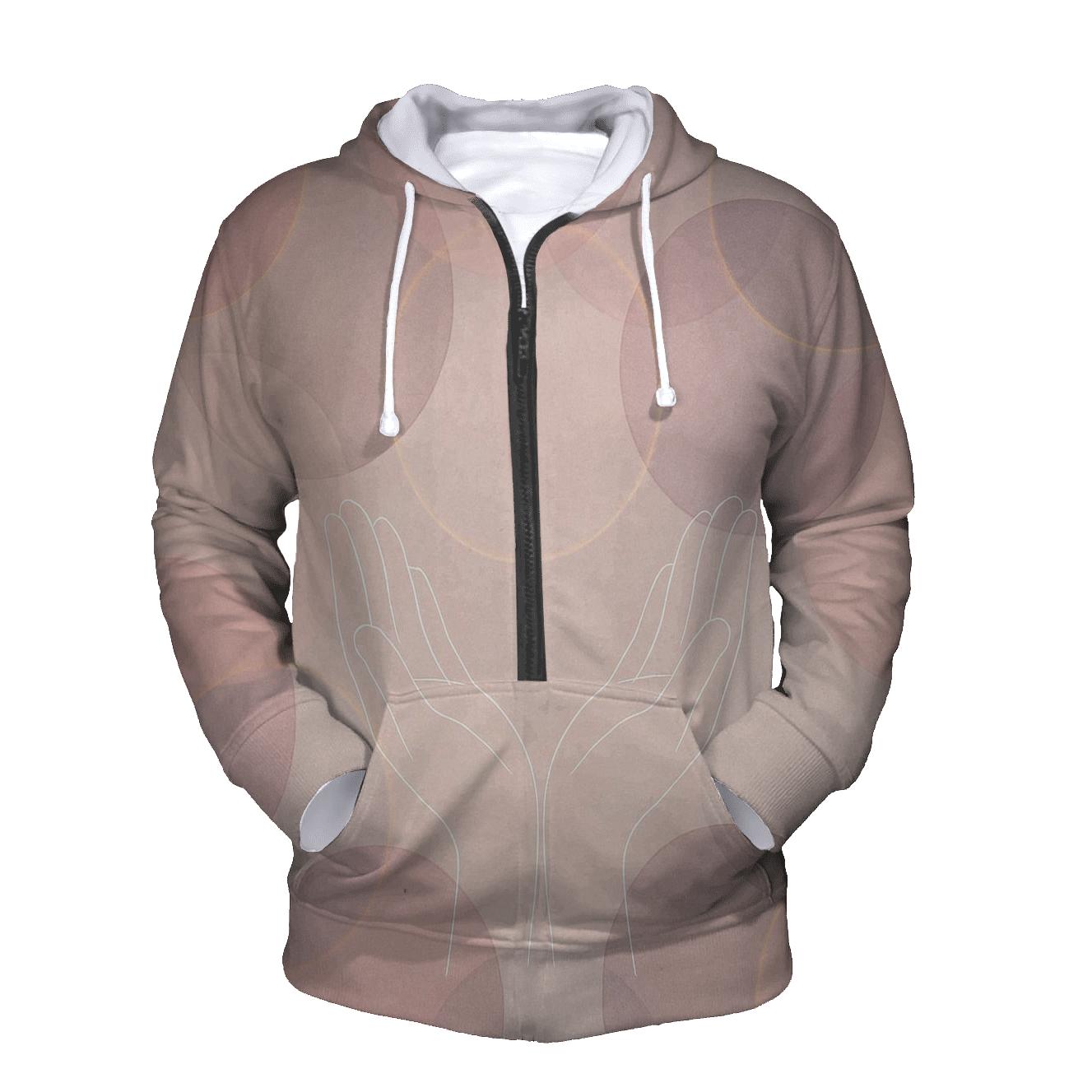 Circles Of Compassion printed hoodies