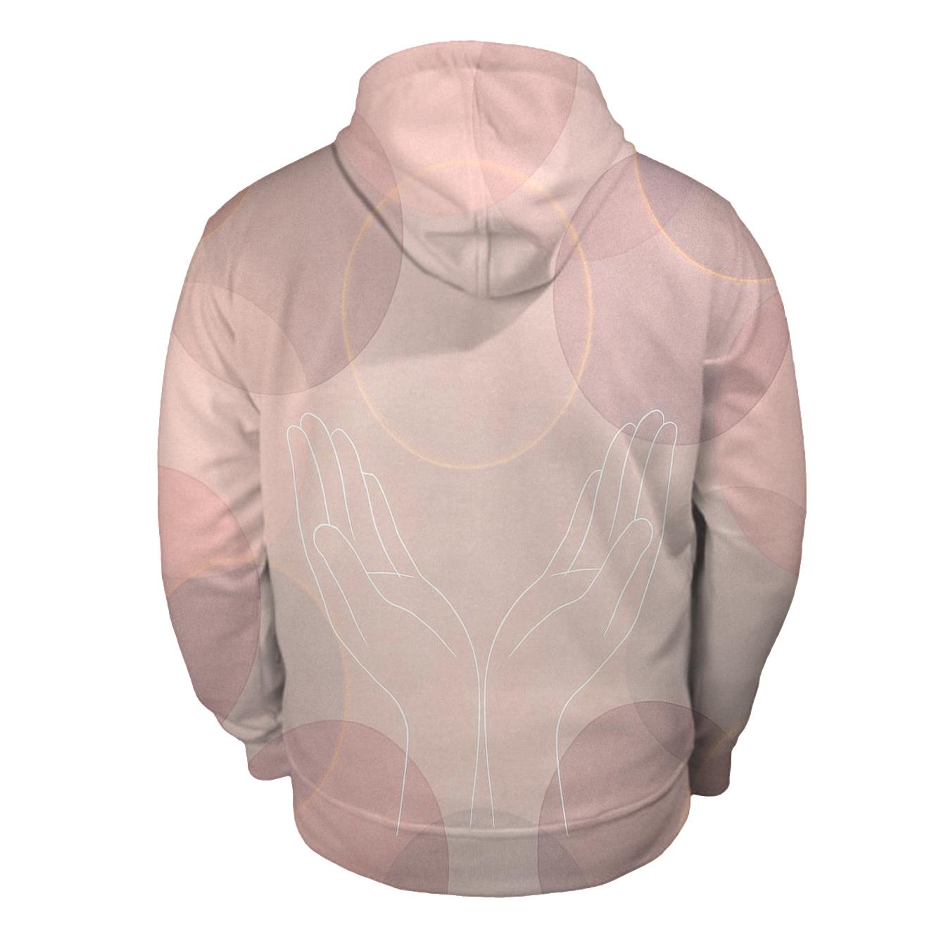 Circles Of Compassion printed hoodies