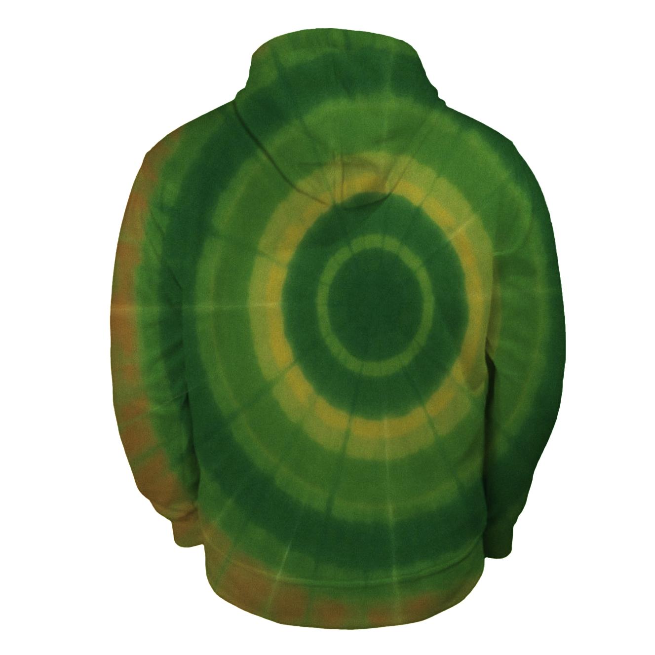 Overdye Forest Echo Rings zip-up hoodies