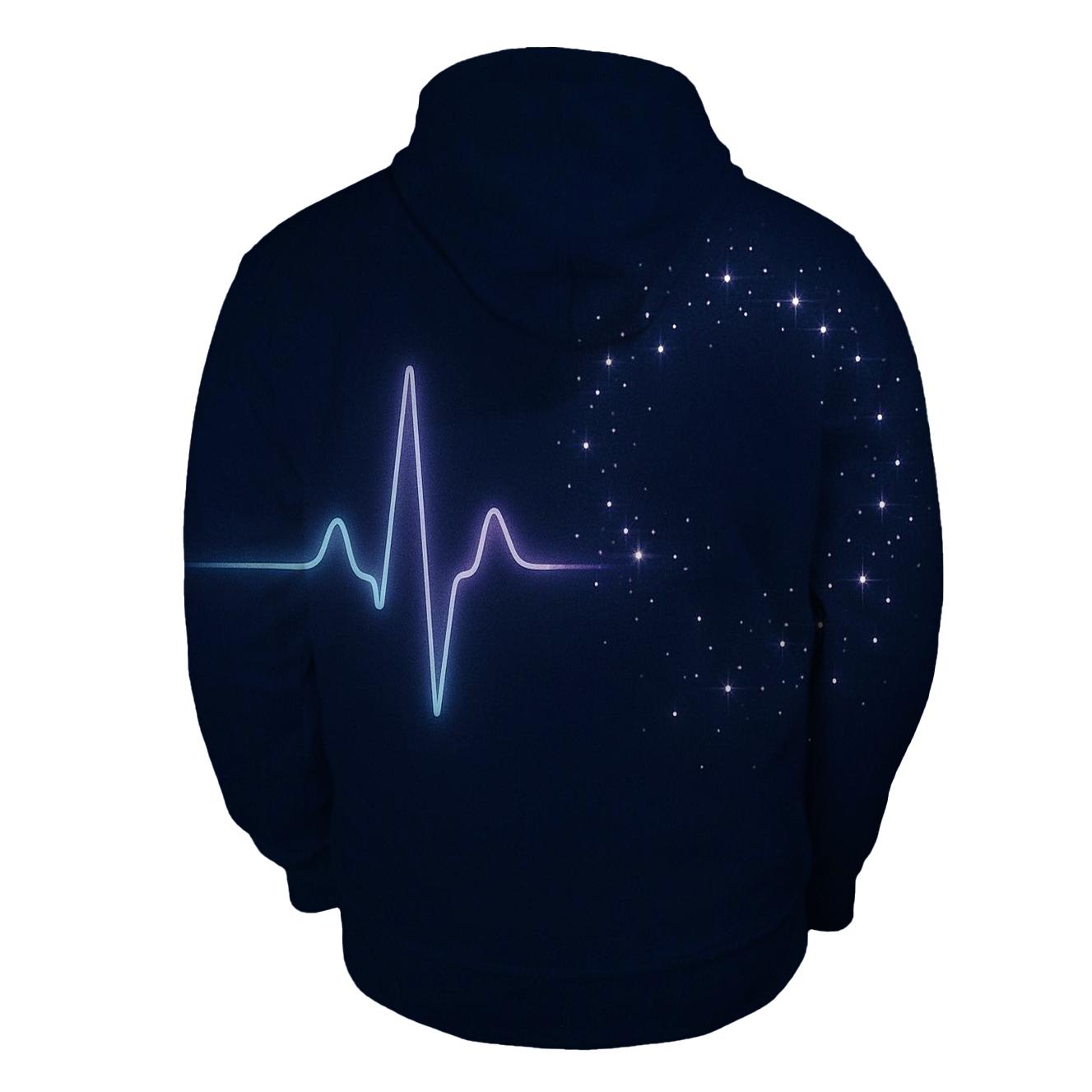 Heartbeat Constellation premium hoodies