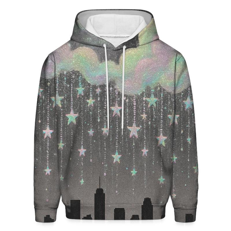 Holographic Starfall Skyline hoodie trends