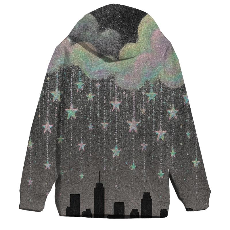 Holographic Starfall Skyline hoodie trends