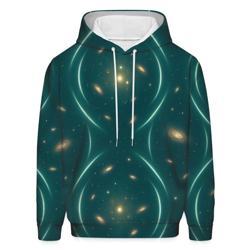 Gravitational Arc Lattice Field designer hoodies