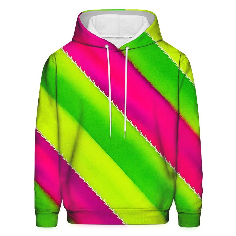 Neon Arashi Diagonal Stream custom hoodies
