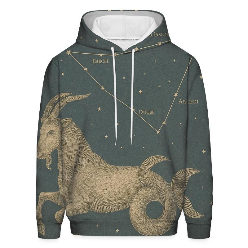Capricorn Celestial Summit Chart designer hoodies
