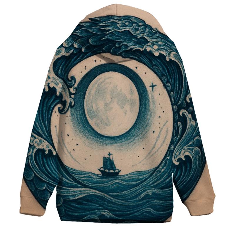 Tidal Moon Ouroboros hoodie designs
