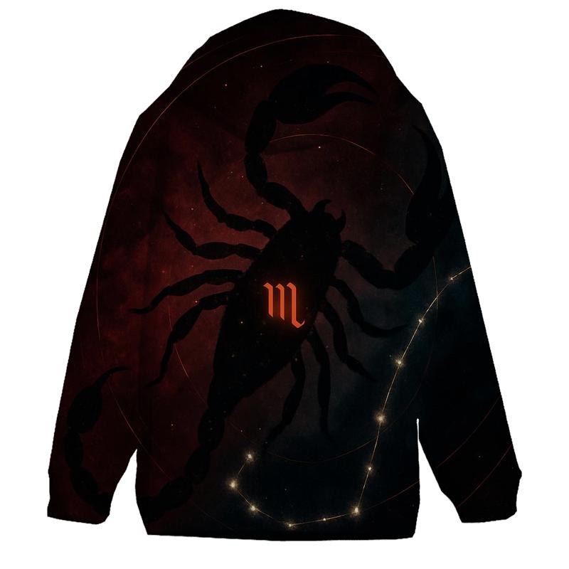 Scorpio Cosmic Serpent Transit hoodies fashion