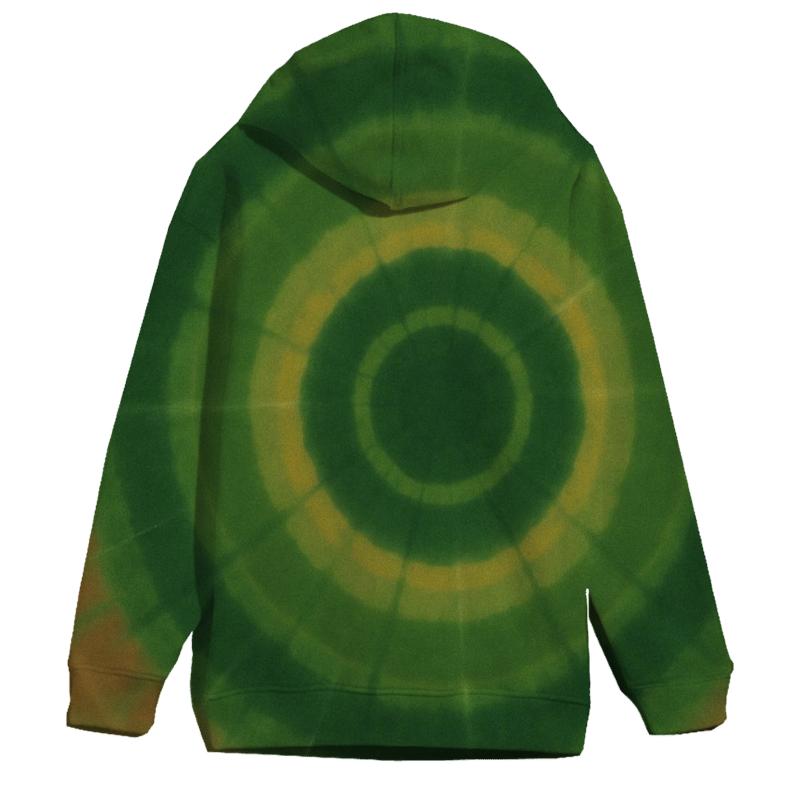 Overdye Forest Echo Rings zip-up hoodies