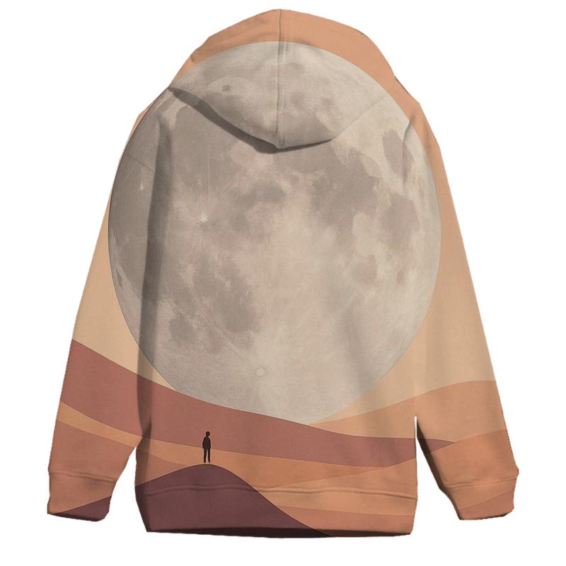 Lunar Mirage Desert embroidered hoodies