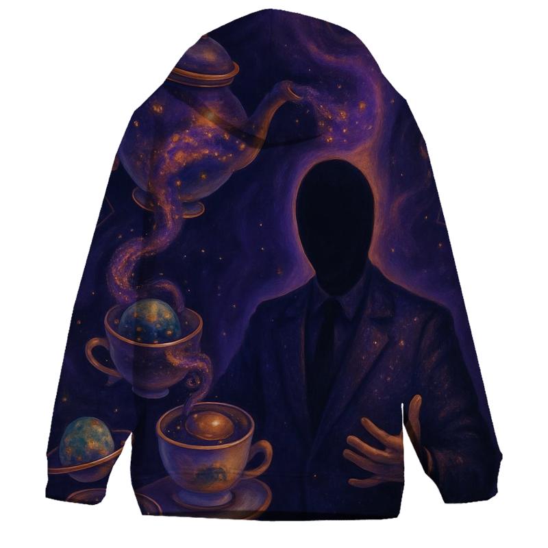 Cosmic Tea Party Roulette printed hoodies