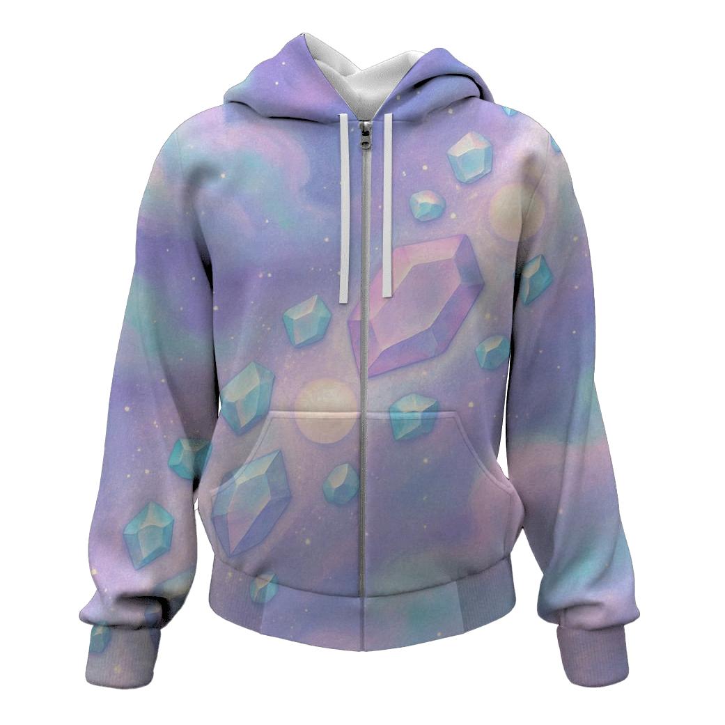 Pastel Nebula Gemstream hoodies fashion