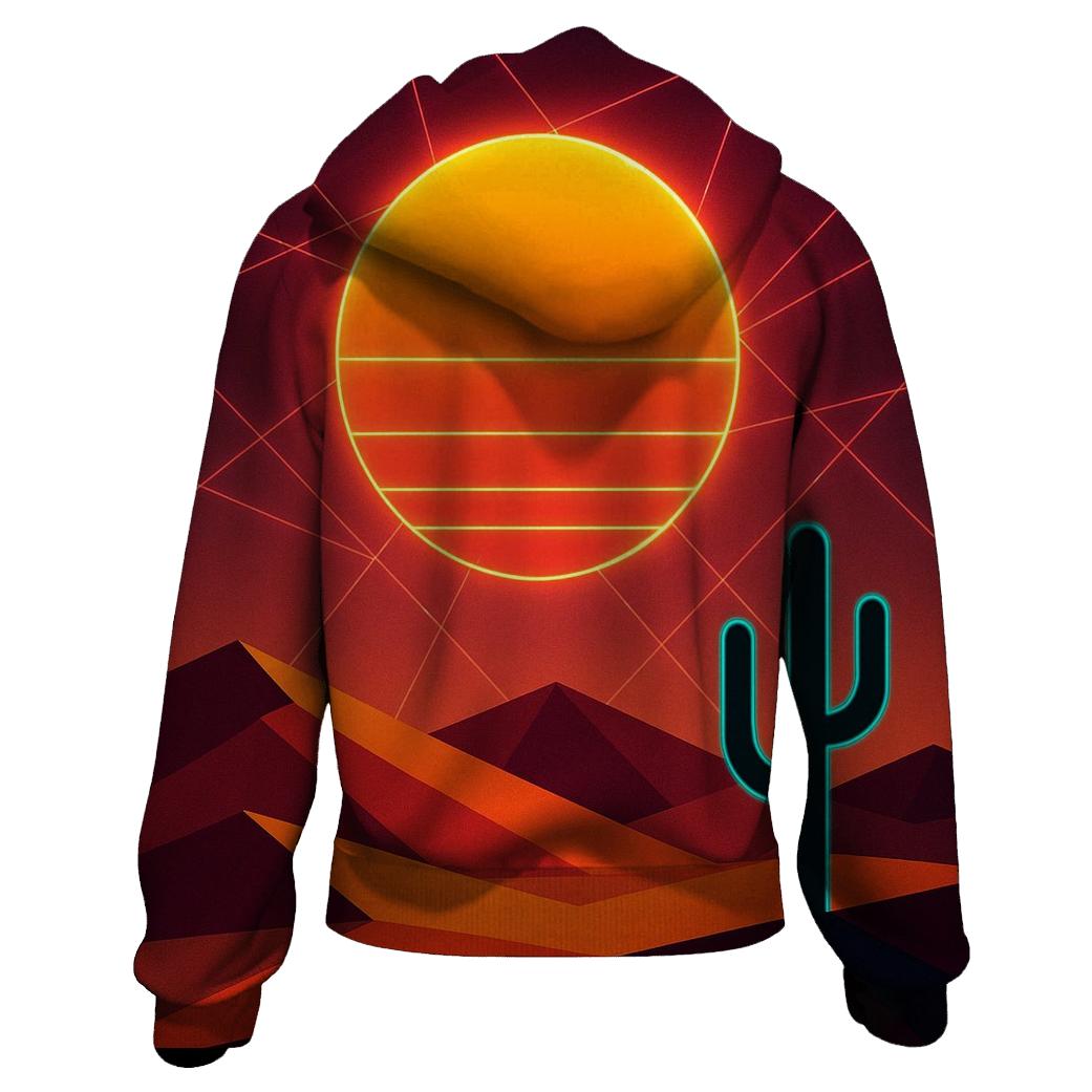 Laser Desert Horizon heavyweight hoodies