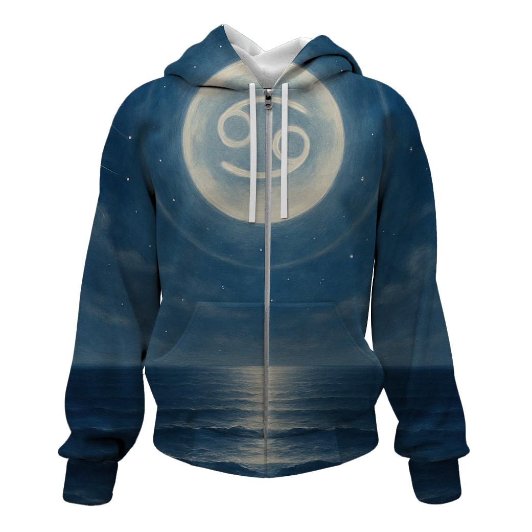 Cancer Lunar Tides Sanctuary premium hoodies