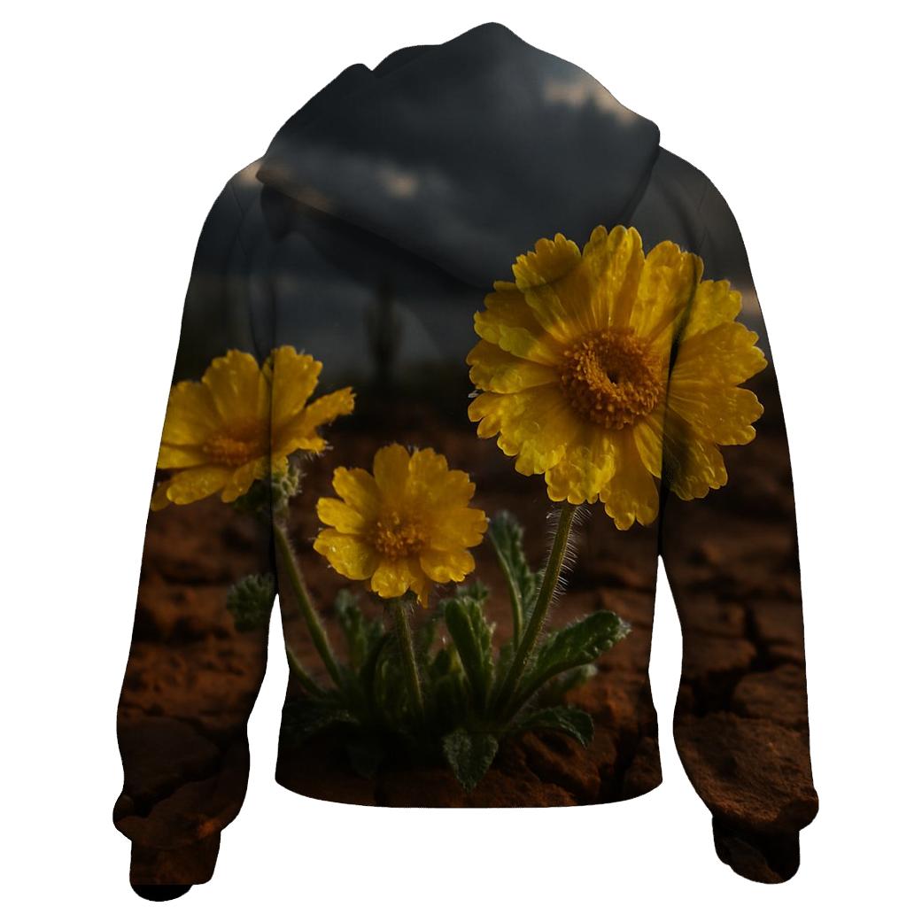 Desert Marigolds After First Monsoon pullover hoodies