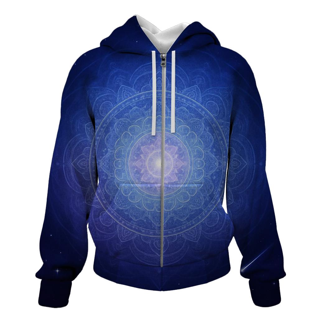 Celestial Mandala Drift lightweight hoodies