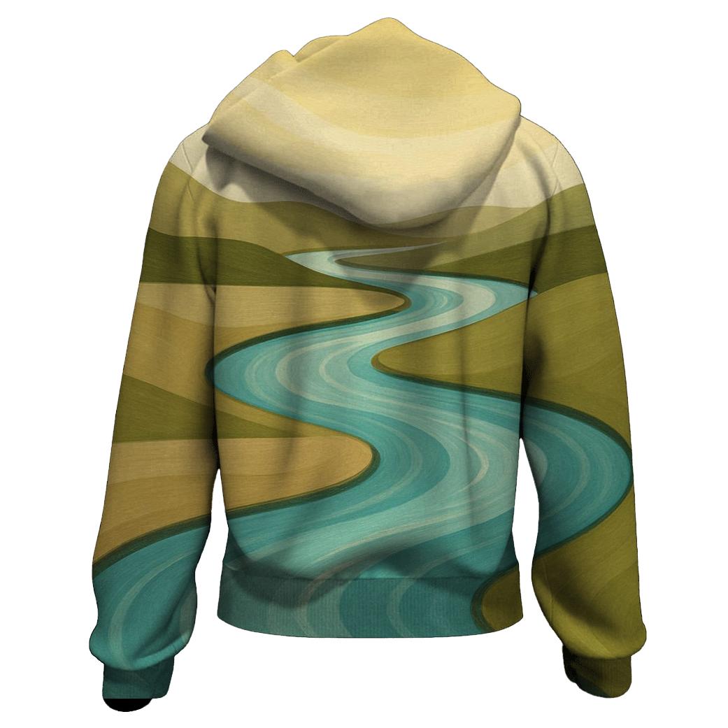 River Of Quiet Joy embroidered hoodies