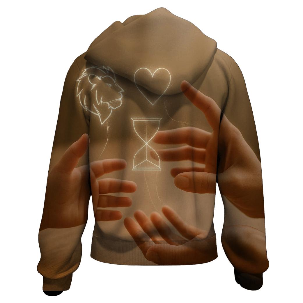 When Her Hands Taught My Heart To Speak premium hoodies