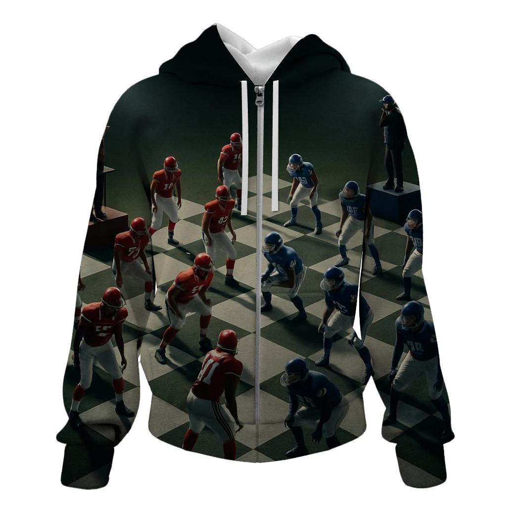 Halftime Chess On The Turf hoodie designs