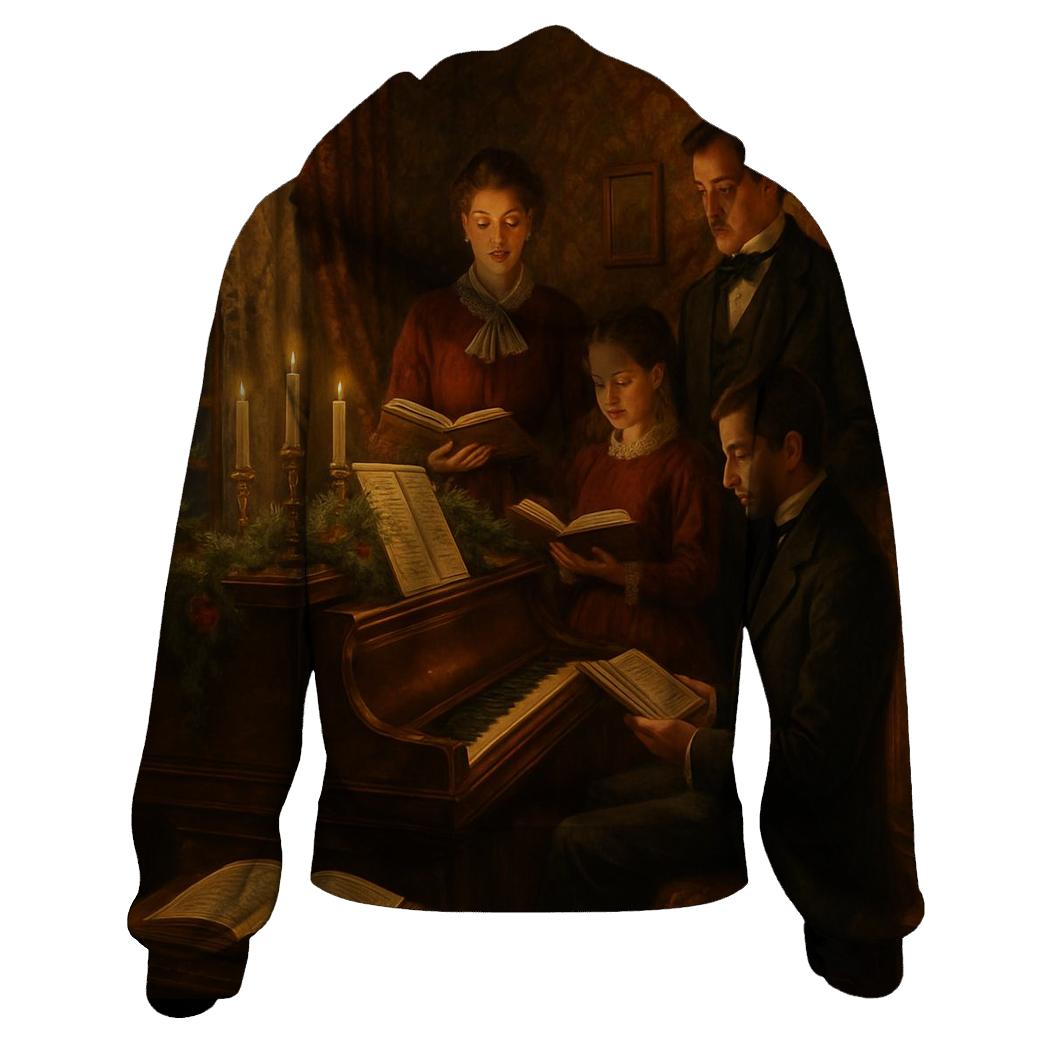 Victorian Parlor Christmas Carols designer hoodies