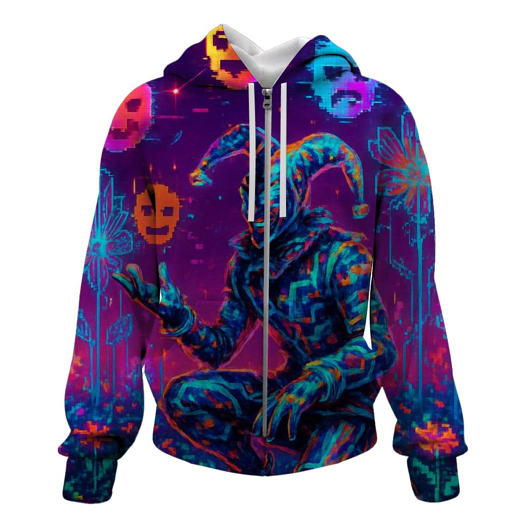 Glitch Garden Jester hoodie styles