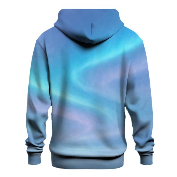 Glacial Aurora Veil lightweight hoodies
