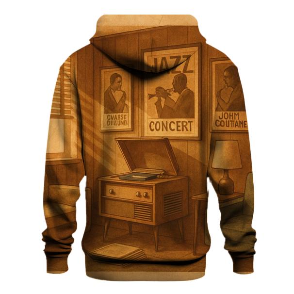Rustic Vinyl Listening Room Poster pullover hoodies