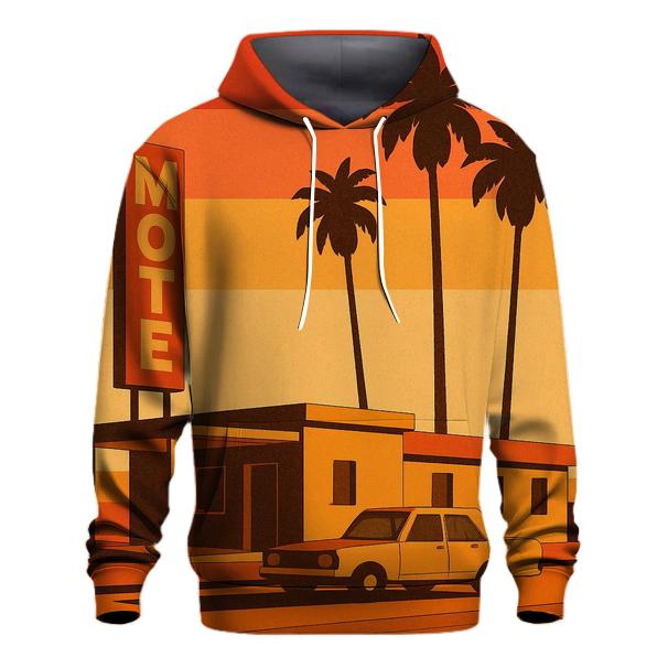 Sunset Highway Motel pullover hoodies