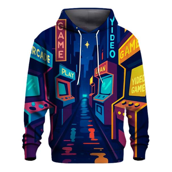 Arcade Neon Alley heavyweight hoodies