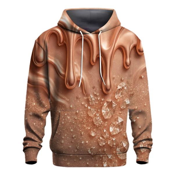 Rose Quartz Glitter Cascade hoodies fashion