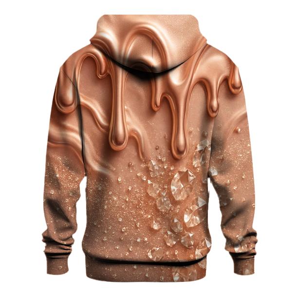 Rose Quartz Glitter Cascade hoodies fashion