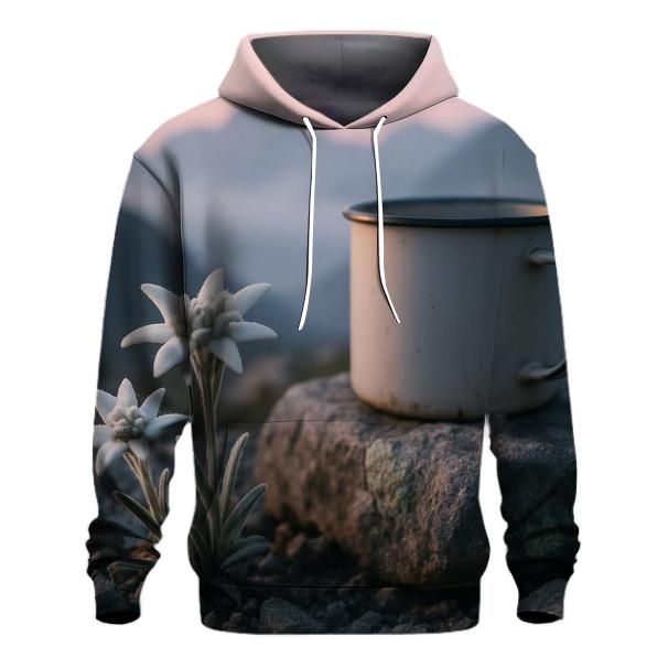 Dawn Tea Among Alpine Edelweiss hoodie trends