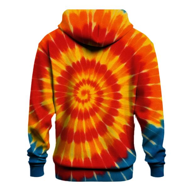 Solar Flare Spiral Burst lightweight hoodies