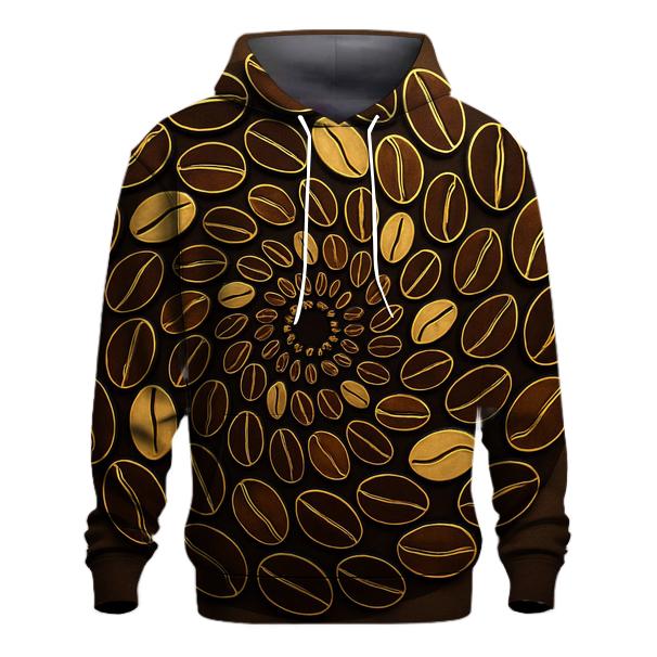 Golden Roast Spiral premium hoodies