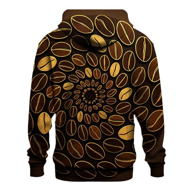 Golden Roast Spiral premium hoodies