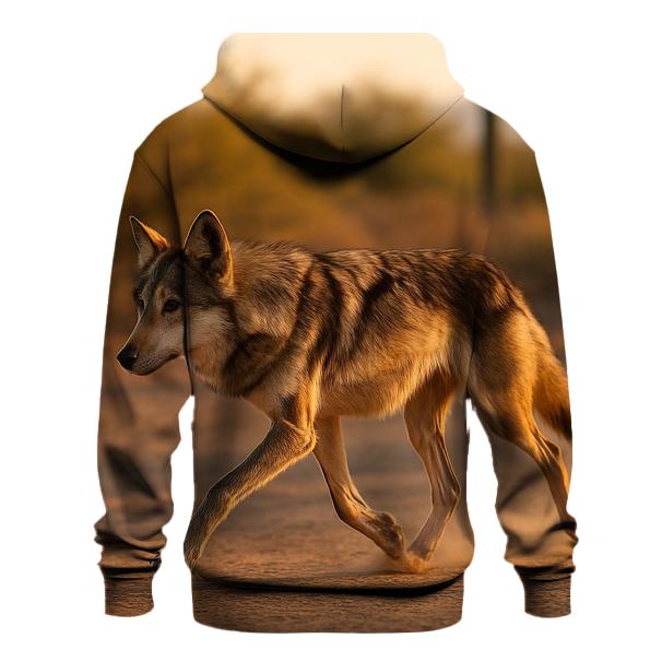 Mexican Wolf Crossing Desert Arroyo hoodie trends