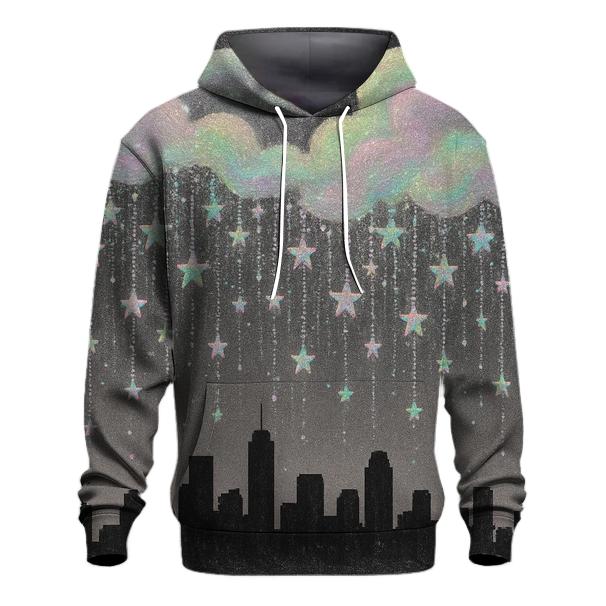 Holographic Starfall Skyline hoodie styles