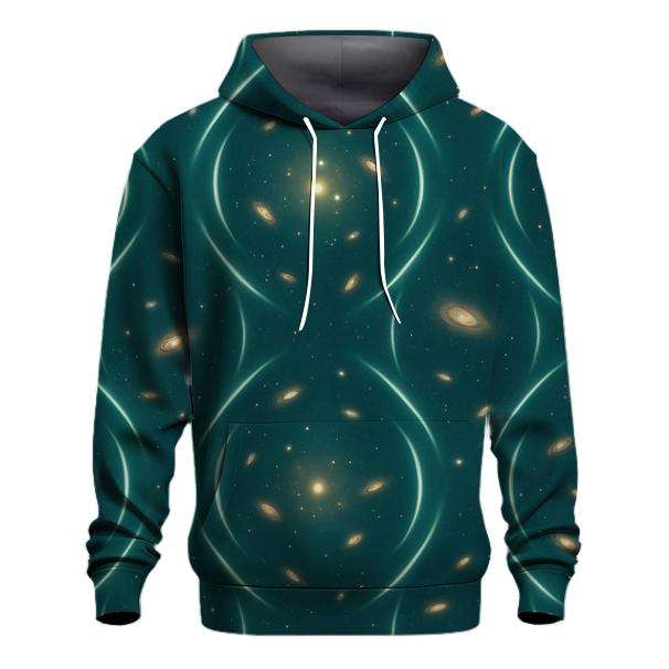 Gravitational Arc Lattice Field lightweight hoodies
