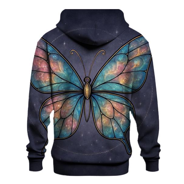 Nebula Glass Butterfly heavyweight hoodies