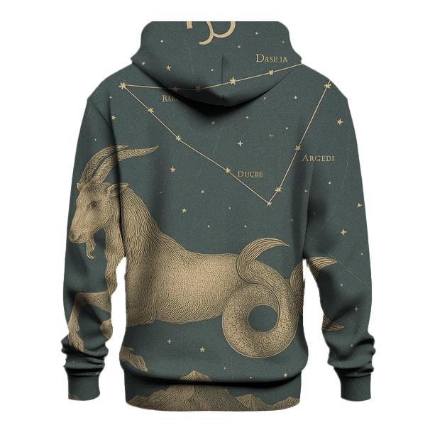 Capricorn Celestial Summit Chart lightweight hoodies
