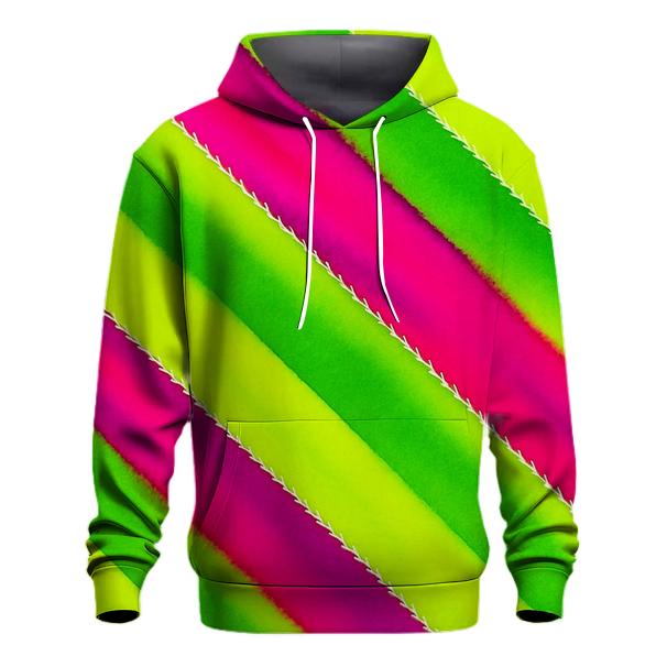 Neon Arashi Diagonal Stream premium hoodies