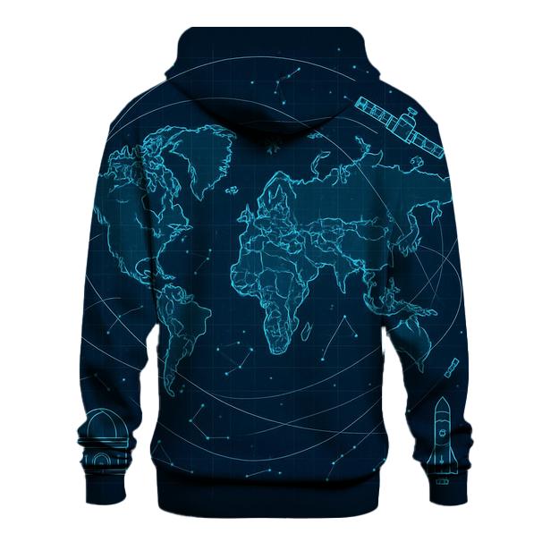Cosmic Blueprint Atlas pullover hoodies