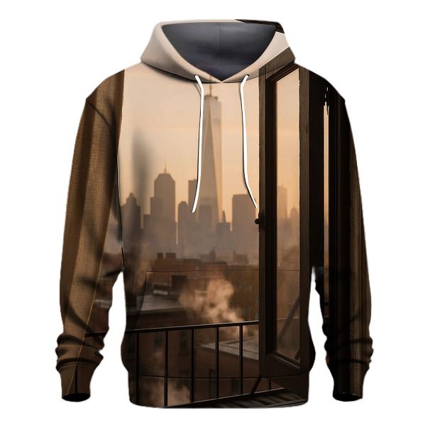 Sunrise From A Brooklyn Brownstone Window custom hoodies