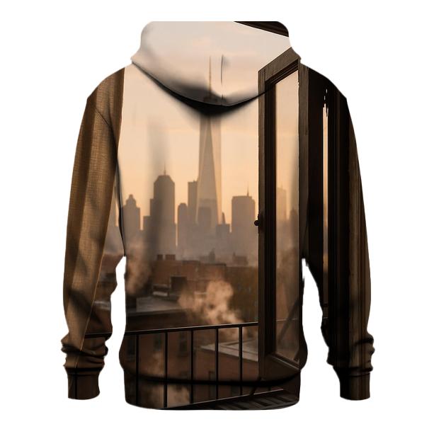 Sunrise From A Brooklyn Brownstone Window custom hoodies